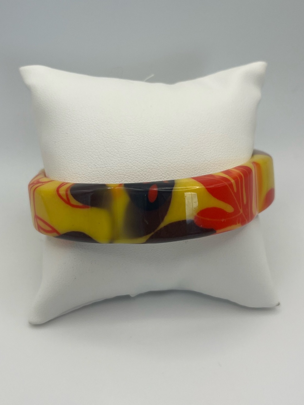 Multi Color Acrylic Bangle Bracelet